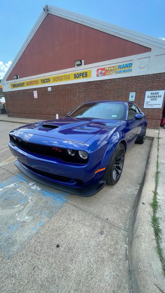 Magic Bubble Hand Car Wash showcase — Dodge Challenger
